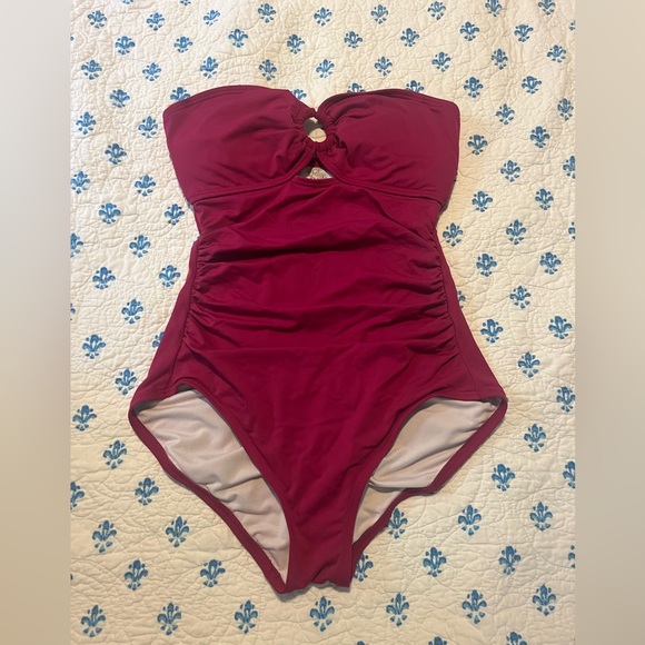 LOFT Other - LOFT beach Red One Piece Swimsuit